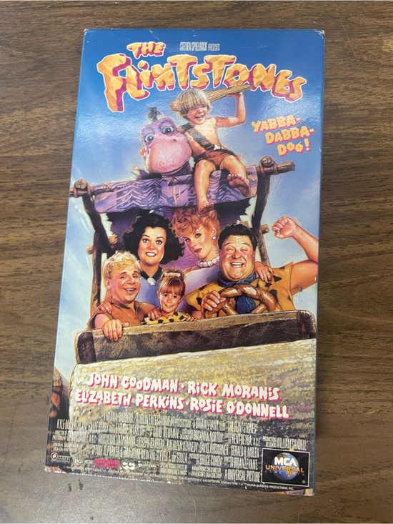 Other - Vintage The Flintstones VHS Tape 1994 Live Action Movie MCA Universal